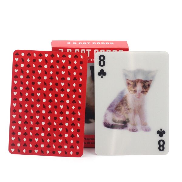 

Игральные карты "3D Котики"