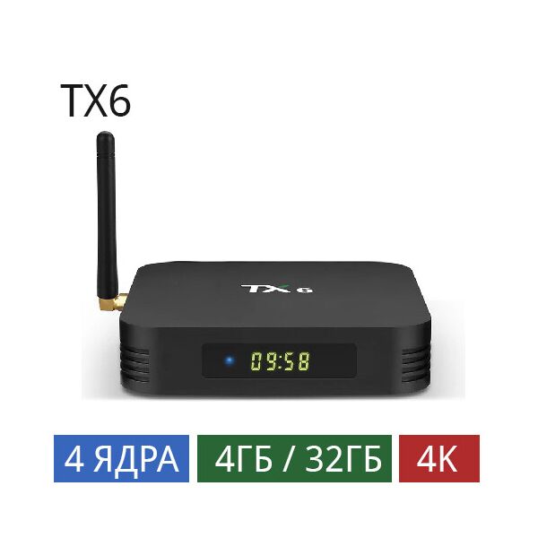 

Приставка Smart TV BOX TX6 4 / 32 GB