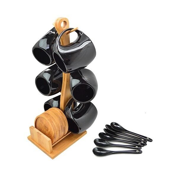 

Чайный набор STN Bamboo из 19 предметов на стойке (MC3844-BL)