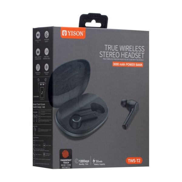 

Блютуз Стерео Гарнитура Yison TWS-T2