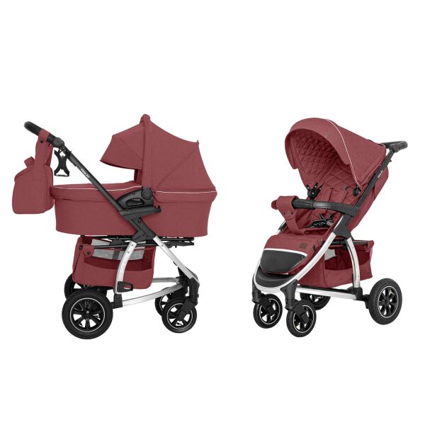 

Коляска универсальная CARRELLO Vista CRL-6506 (2in1) Ruby Red