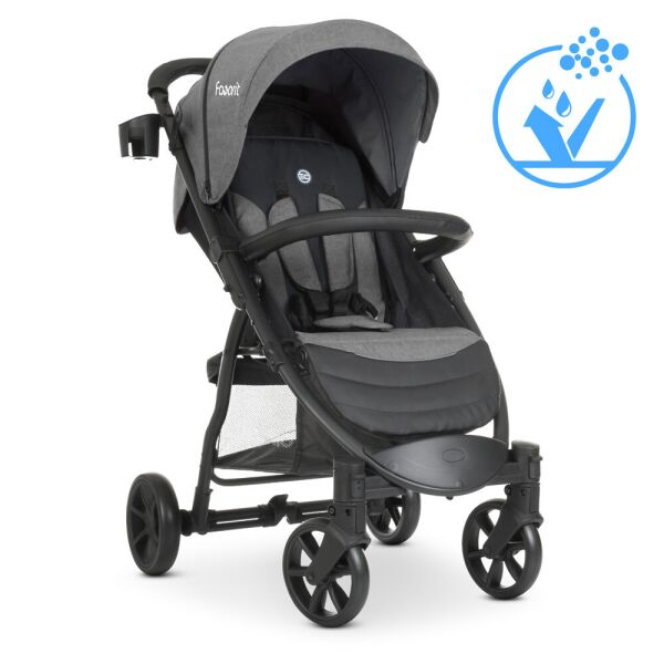 

Коляска детская M 3409 FAVORIT v.2 Medium Gray EL CAMINO
