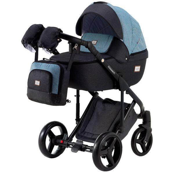 

Коляска 2 в 1 Adamex Luciano jeans Y40 голубой 623318