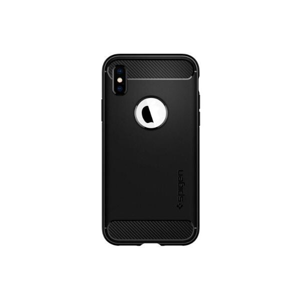 

Чехол Spigen для iPhone XS Rugged Armor Matte Black