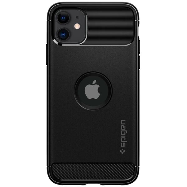 

Чехол Spigen для iPhone 11 Rugged Armor, Matte Black
