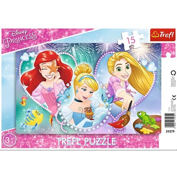 

Пазл Trefl. Улыбающиеся Принцессы 31279 (15 элм.)