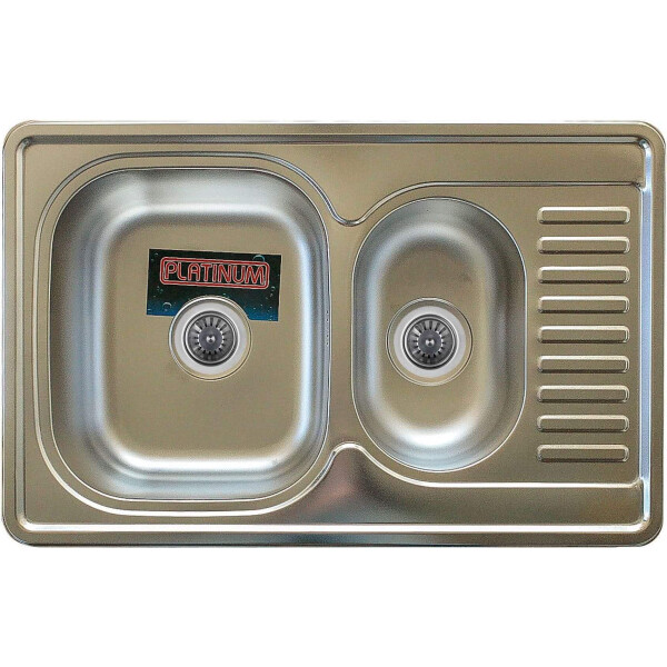 

Кухонная мойка Platinum 7850D Satin 0,8 мм
