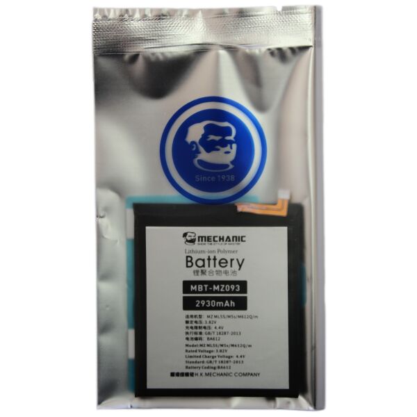 

Аккумулятор MECHANIC BA612 (2930mAh) для Meizu M5S