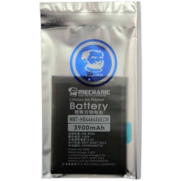 

Аккумулятор MECHANIC HB446486ECW (3900mAh) для Huawei P Smart Z / Nova 5 / Mate 30 Lite