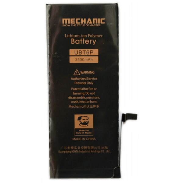 

Аккумулятор MECHANIC для iPhone 6 Plus (Усиленный, 3500mAh)