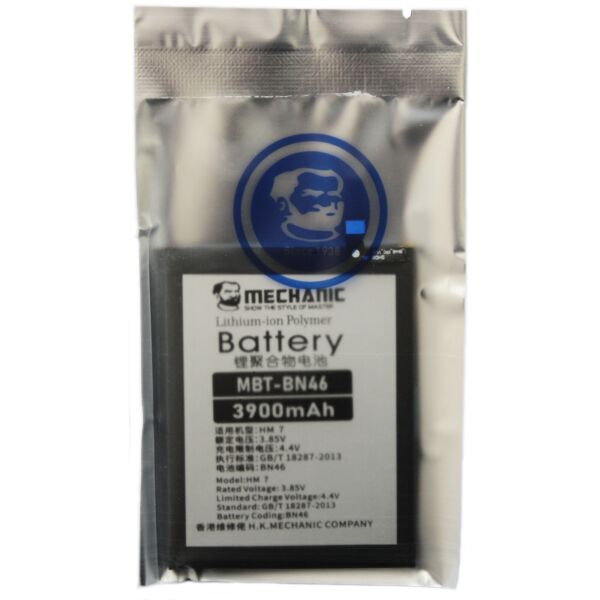 

Аккумулятор MECHANIC BN46 (4000mAh) для Xiaomi Redmi 7 / Note 8 / Note 8T