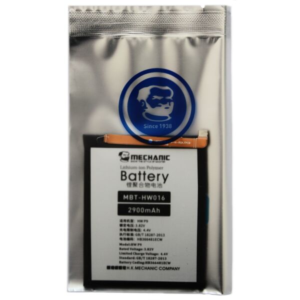 

Аккумулятор MECHANIC HB366481ECW (2900mAh) для Huawei P8 Lite 2017 / P9 Lite / P20 Lite / Y6 2018