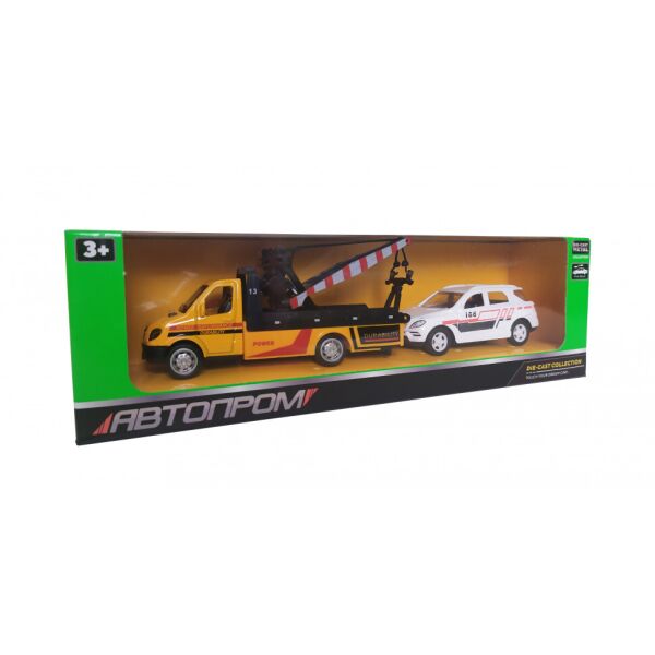 

Автомодель 7414 Эвакуатор + машинка 1:50 АВТОПРОМ (Белый)
