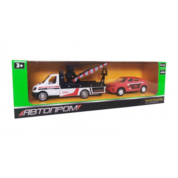 

Автомодель 7414 Эвакуатор + машинка 1:50 АВТОПРОМ (Красный)