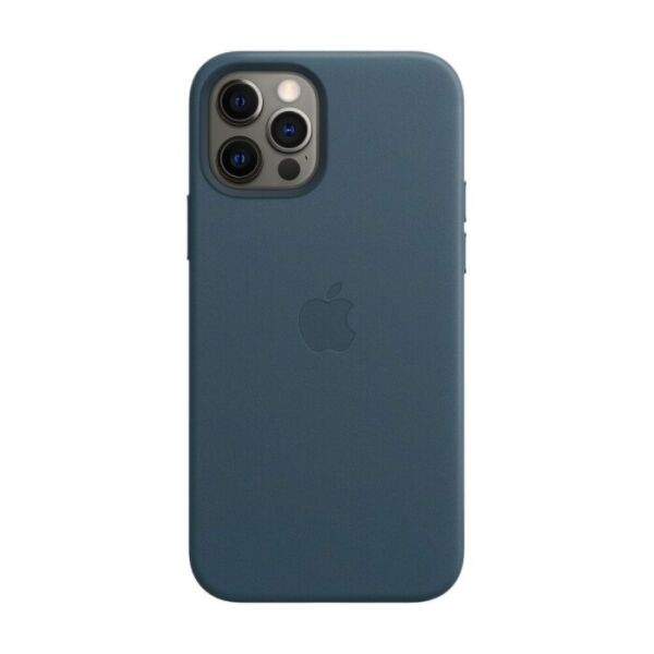 

Чехол (Leather case) для iPhone 12 / iPhone 12 Pro with magsafe Baltic Blue