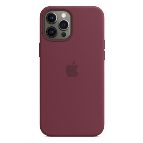 

Чехол (Sillicon Case) для iPhone 12 Pro Max with magsafe and splash Plum