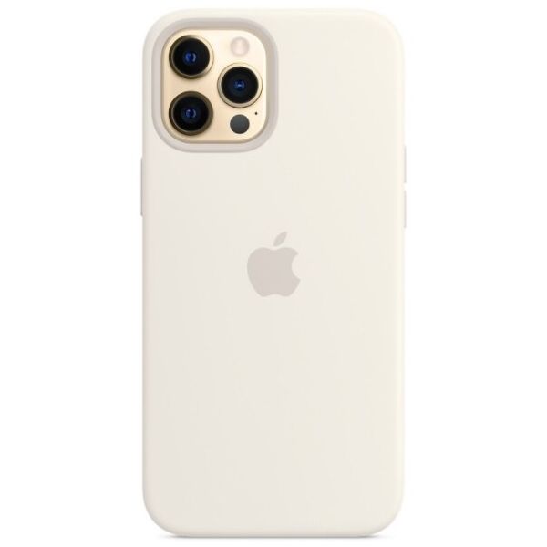 

Чехол (Sillicon Case) для iPhone 12 Pro Max with magsafe and splash White