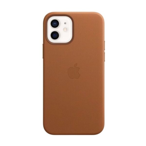 

Чехол (Leather case) для iPhone 12 / iPhone 12 Pro with magsafe Brown