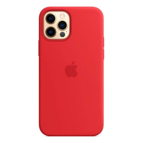 

Чехол (Sillicon Case) для iPhone 12 / iPhone 12 Pro with magsafe and splash Red