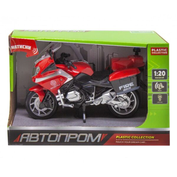

Модель мотоцикла 7962 АВТОПРОМ 1:20 (Красный)
