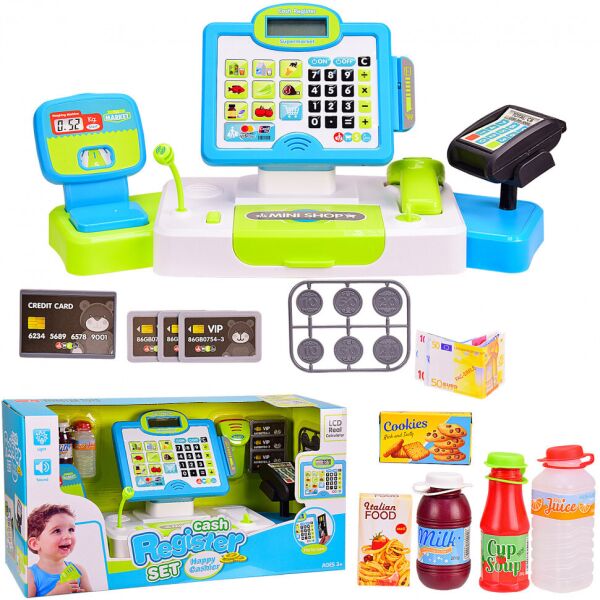 

Игровой набор Кассовый аппарат 35559A свет, звук