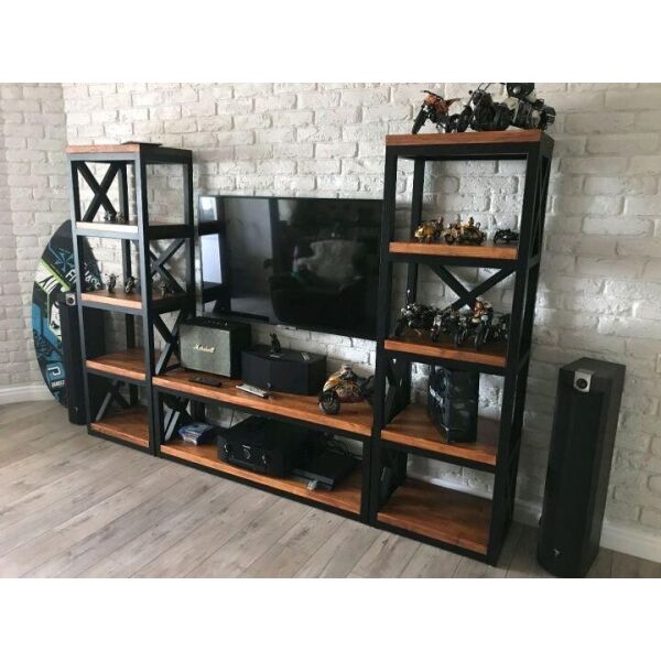 

Стеллаж для TV в стиле LOFT (NS-1632)