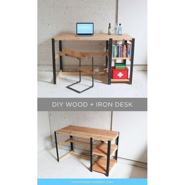 

Письменный офисный стол в стиле LOFT (NS-1380)