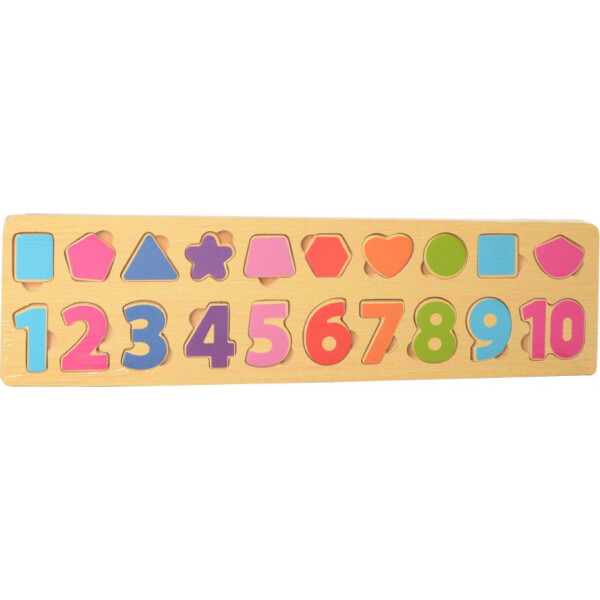

Деревянная игрушка Рамка-вкладыш MD 2216 (Цифры-фигуры)