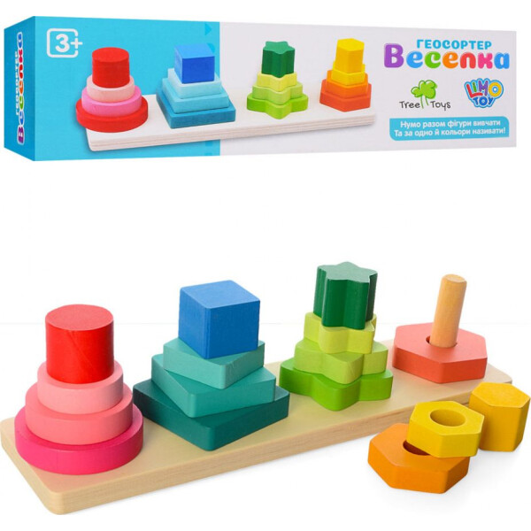 Деревянная игрушка Геометрика MD 1216
