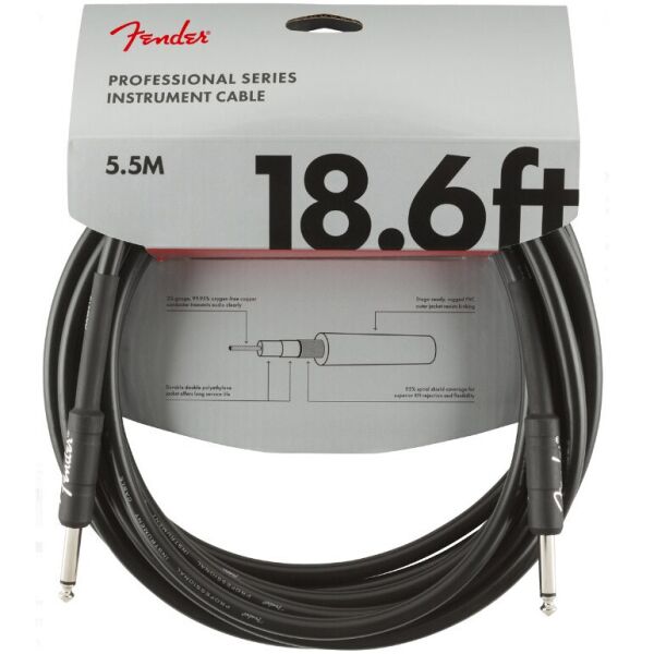

Кабель инструментальный Fender Professional Series Instrument Cable 5.5m (18.6ft) 0990820020