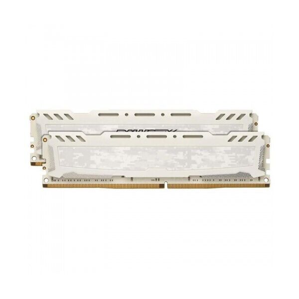 

Память Crucial 32 GB (2x16GB) DDR4 2400 MHz Ballistix Sport LT White (BLS2K16G4D240FSC)