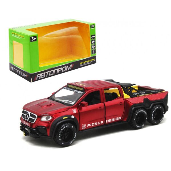 

Машинка металлическая 7584 Mercedes-Benz Pickup Design 1:32 АВТОПРОМ (Красный)