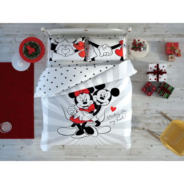 

Комплект постельного белья TAC ранфорс Disney Minnie and Mickey Love Day евро (TAC60251268)