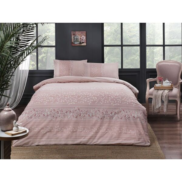 

Комплект постельного белья Tac Leona V02 pembe полуторный розовый (TAC60229810)