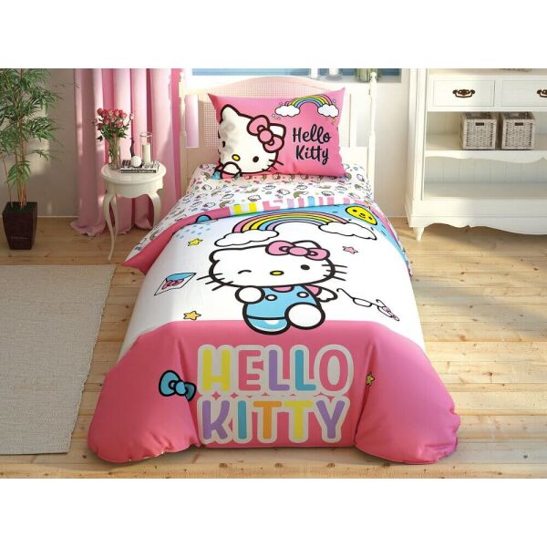 

Комплект постельного белья Tac Disney Hello Kitty Rainbow подростковое (TAC60240259)