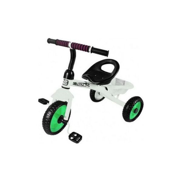 

Детский велосипед трехколесный TILLY TRIKE Белый с зеленым