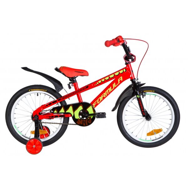 

Велосипед 18" Formula WILD 9" красно-черный с салатовым 2021 (OPS-FRK-18-085)