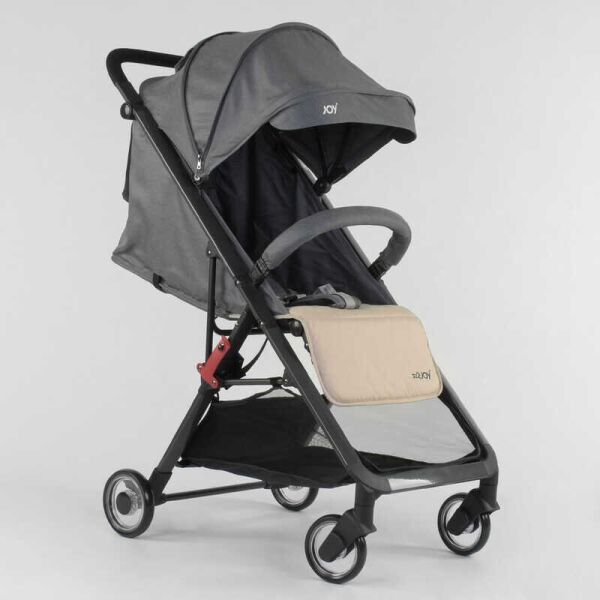

Коляска прогулочная детская JOY Kamelia Grey/Beige + футкавер (86087)