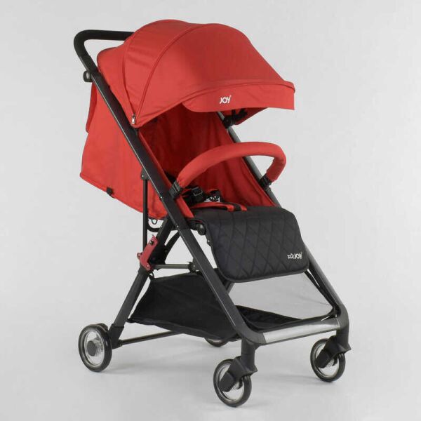 

Коляска прогулочная детская JOY Kamelia Red/Black + футкавер (86088)