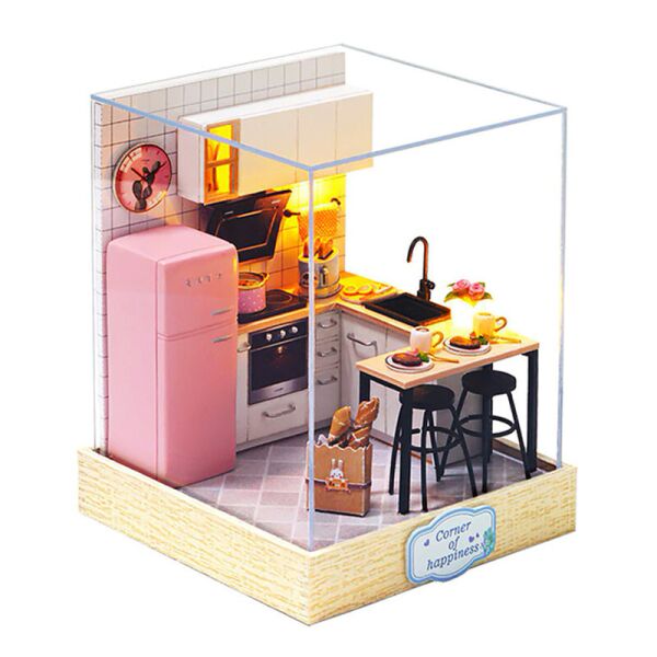 

Кукольный дом конструктор DIY Cute Room BT-027 Кухня 3D Румбокс