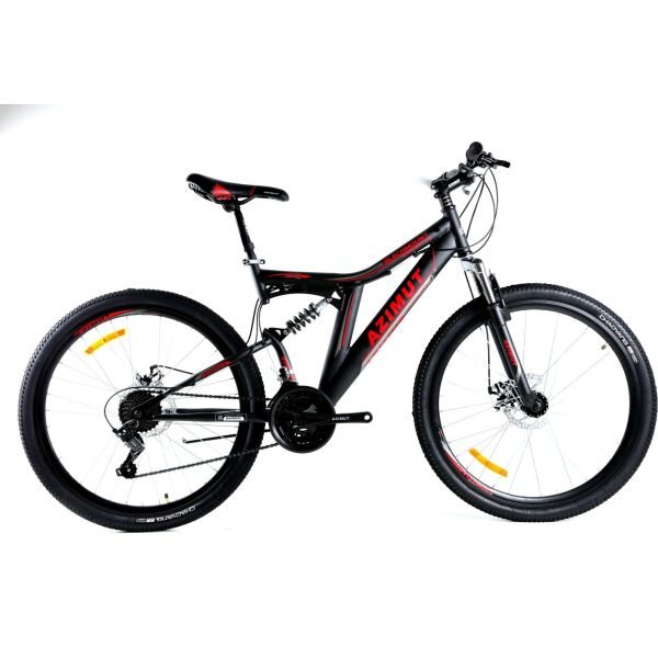 

Велосипед Azimut Blackmount 2021 26" 18" Black / Red (Blackmount/FRD)