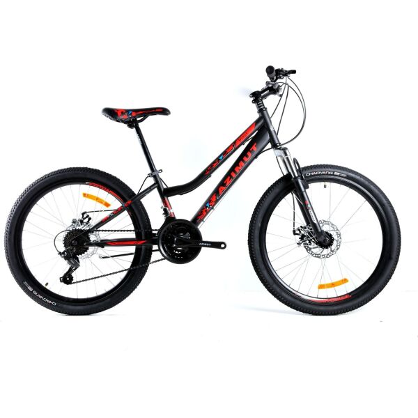 

Велосипед Azimut Pixel 2021 Shimano 26" 14" Black / Red (Pixel/GFRD)