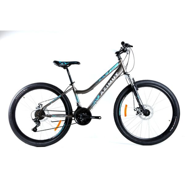 

Велосипед Azimut Pixel 2021 Shimano 26" 14" Grey / Blue (Pixel/GFRD)