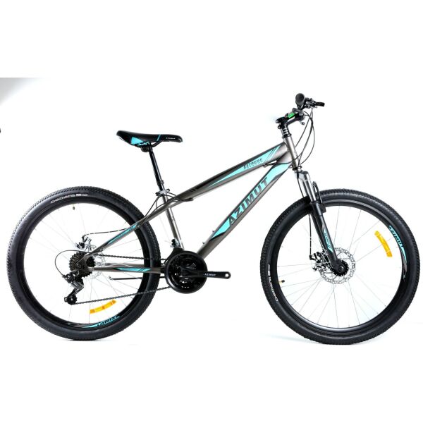 

Велосипед Azimut Extreme 2021 Shimano 26" 14" Grey / Blue (Extreme/GFRD)