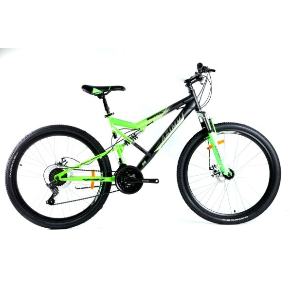 

Велосипед Azimut Scorpion 2021 Shimano 24" 17" Black / Green (Scorpion/GFRD)