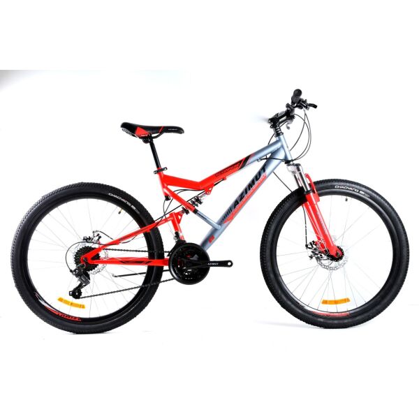 

Велосипед Azimut Scorpion 2021 Shimano 24" 17" Grey / Red (Scorpion/GFRD)