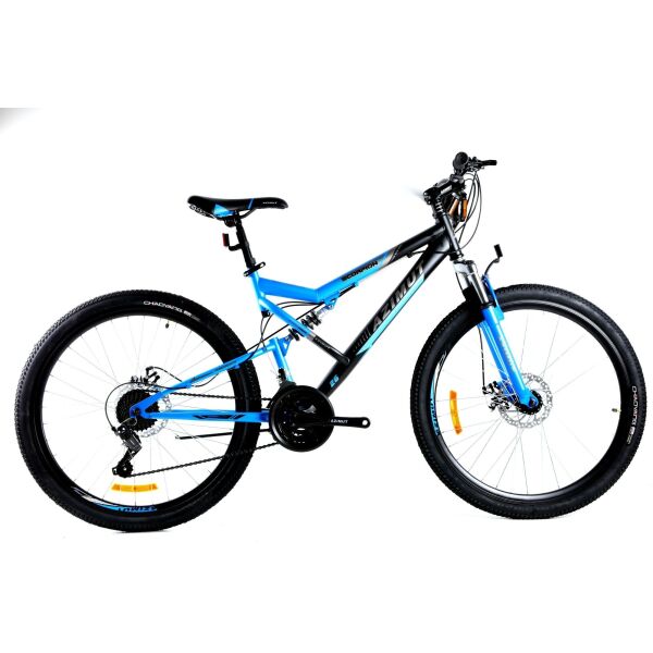 

Велосипед Azimut Scorpion 2021 Shimano 26" 17" Black / Blue (Scorpion/GFRD)