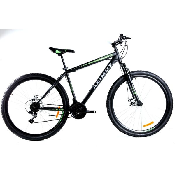 

Велосипед Azimut 2021 Energy Shimano 26" 21" Black / Green (Energy/GFRD)