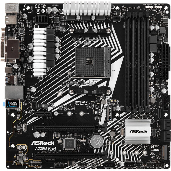 

Материнская плата ASRock A320M Pro4 R2.0 Socket AM4