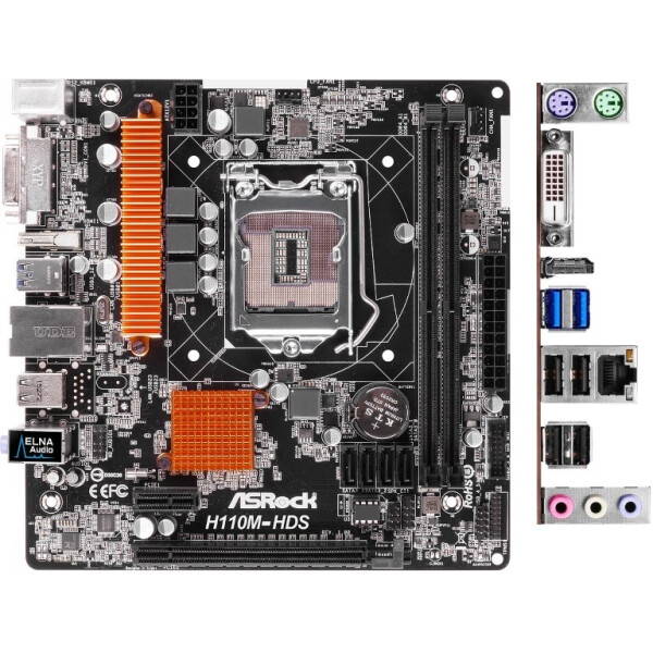 

Материнская плата ASRock H110M-HDS (s1151, Intel H110, PCI-Ex16)